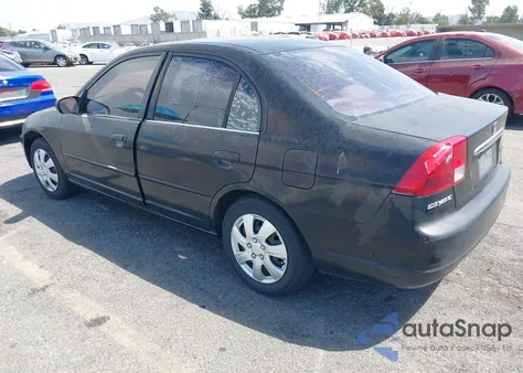 2002 Honda Civic Ex z USA, uszkodzony, nr VIN 2HGES26722H587883